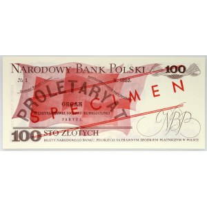 PRL, 100 zloty 1.06.1979, MODELLO, n. 2410, serie UE