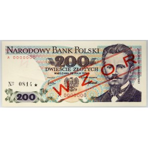 People's Republic of Poland, 200 zloty 25.05.1976, MODEL, No. 0814, series A