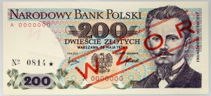 PRL, 200 złotych 25.05.1976, WZÓR, No. 0814, seria A