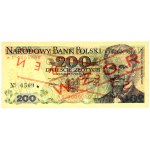 PRL, 200 zlotys 1.06.1979, MODEL, No. 0509, série AS