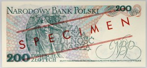 PRL, 200 złotych 1.06.1986, WZÓR, No. 0821, seria CR