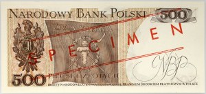 PRL, 500 zloty 15.06.1976, MODEL, No. 0768, AF series