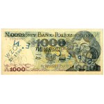 PRL, 1000 zloty 2.07.1975, MODÈLE, n° 1590, série A