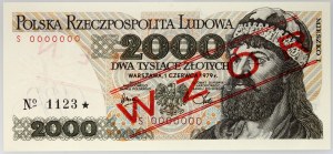 PRL, 2000 złotych 1.06.1979, WZÓR, No. 1123, seria S