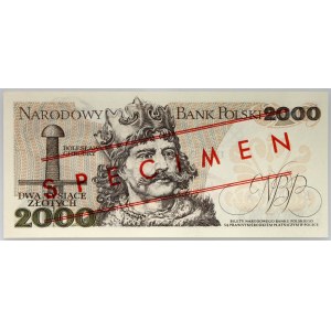 Volksrepublik Polen, 2000 PLN 1.05.1977, MODELL, Nr. 0815, Serie A