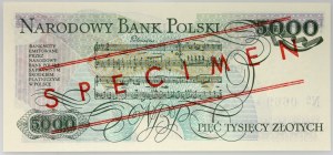 People's Republic of Poland, 5000 zloty 1.06.1986, MODEL, No. 0669, series AY
