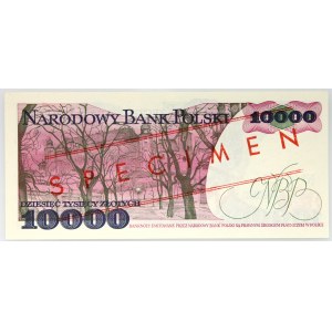 PRL, 10000 Zloty 1.12.1988, MODELL, Nr. 0827, Serie W