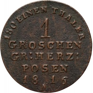 Wielkie Księstwo Poznańskie, grosz 1816 A, Berlin
