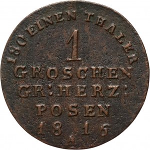 Grand Duchy of Posen, 1816 A penny, Berlin