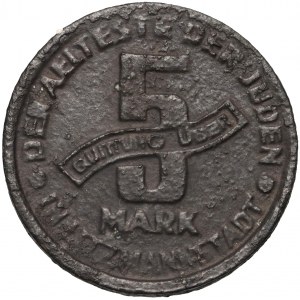 Ghetto Lodz, 5 Mark 1943, Magnesium, Zertifikat