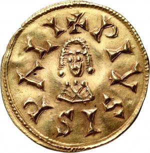 Spagna, Visigoti, Rekkared I 586-601, tremissi, Siviglia