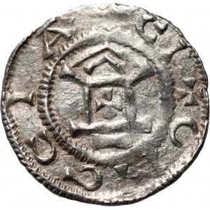 Germany, Saxony, Otto III 983-1002, Denar, MaAinz