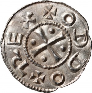 Nemecko, Otto III 983-1002, denár, Kolín nad Rýnom