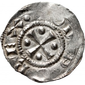 Nizozemsko, Deventer, Otto III 983-1002, denár, Deventer