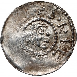 Germania, Ottone III 983-1002, denario, Wurzburg