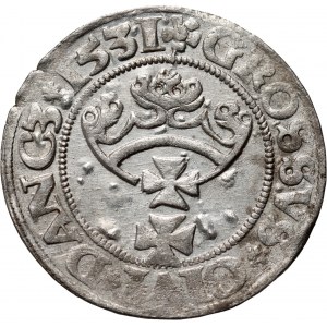 Sigismondo I il Vecchio, centesimo 1531, Danzica