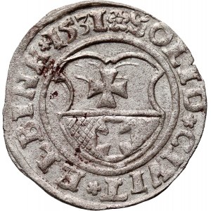 Zikmund I. Starý, šilink 1531, Elbląg