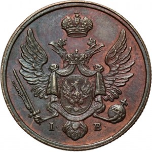 Kongresové království, Mikuláš I., 3 Polish grosze 1820 IB, Warsaw, Nowe Bicie