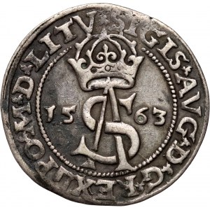 Zikmund II August, trojak 1563, Vilnius