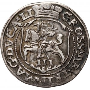 Sigismondo II Augusto, trojak 1563, Vilnius