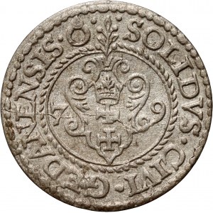 Stefan Batory, shilling 1579, Gdansk