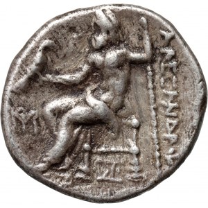 Řecko, Makedonie, Alexandr III Veliký 336-323 př. n. l., drachma