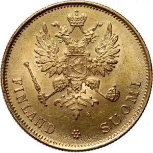 Finlande, Alexandre II, 10 marques 1878 S, Helsinki