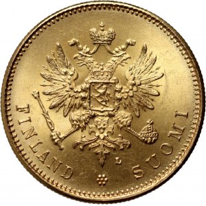 Finlande, Nicolas II, 20 marques 1903 L, Helsinki