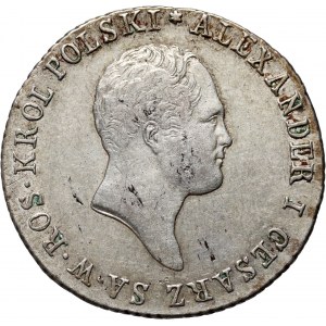 Królestwo Kongresowe, Aleksander I, 1 złoty 1818 IB, Warszawa