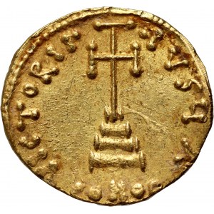 Byzancia, Tiberius III 698-705, solidus, Konštantínopol