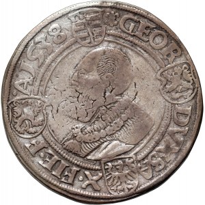 Germania, Sassonia, Giovanni Federico I e Giorgio, tallero 1538, Annaberg