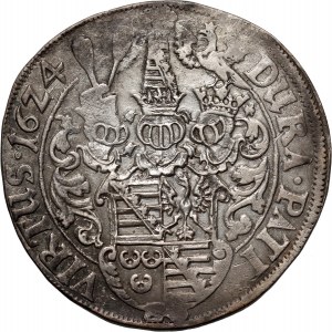 Allemagne, Saxe-Lauenburg, Auguste II, thaler 1624