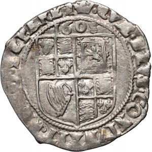 Anglia, Jakub I Stuart, 6 pensów 1608, Londyn