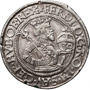 Autriche, Ferdinand I, 30 krajcars (½ guldenthaler) 1563, Klagenfurt