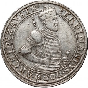 Österreich, Ferdinand II, 60 krajcars (guldenthaler) 1571