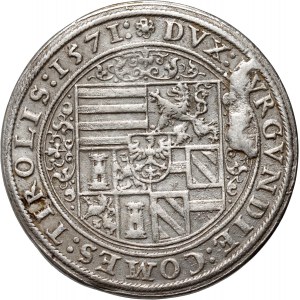 Austria, Ferdinando II, 60 krajcars (guldenthaler) 1571