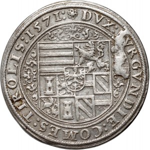 Austria, Tyrol, Ferdinand II, 60 Kreuzer (Guldenthaler) 1571