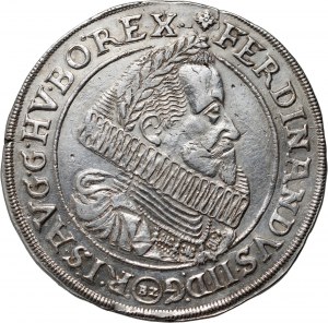 Silesia under Austrian rule, Ferdinand II, 1624 BZ/BZ thaler, Nysa