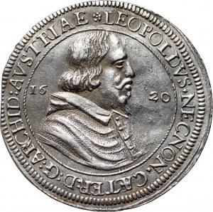 Autriche, Léopold V, thaler 1620, Hall