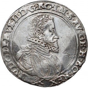 Čechy, Rudolf II, thaler 1598, Kuttenberg (Kutná Hora)
