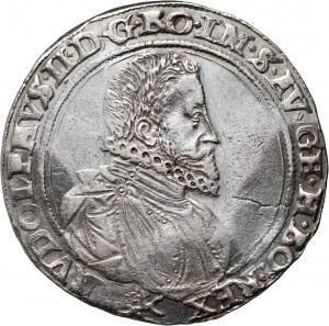Čechy, Rudolf II, thaler 1598, Kuttenberg (Kutná Hora)