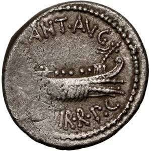 Roman Republic, Marc Antony 32/31 BC, Denarius, military mint