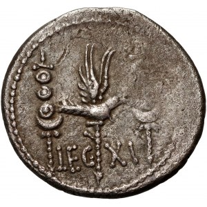 Republika Rzymska, Marek Antoniusz 32/31 p.n.e., denar legionowy