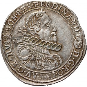 Maďarsko, Ferdinand II, 1/2 toliara 1635 KB, Kremnica