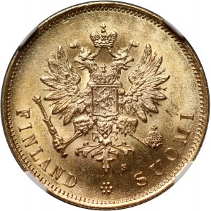 Finlande, Alexandre II, 10 marques 1879 S, Helsinki