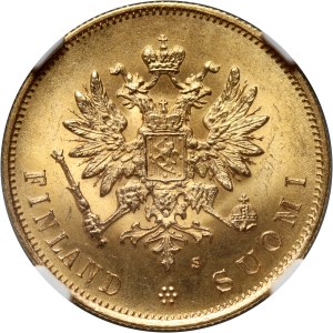 Finlande, Alexandre III, 10 marques 1882 S, Helsinki
