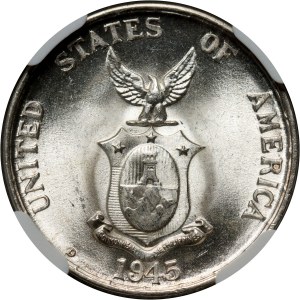 Filipiny, 20 centów 1945 D, Denver