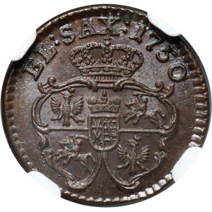 Août III, 1750 shilling, Gubin