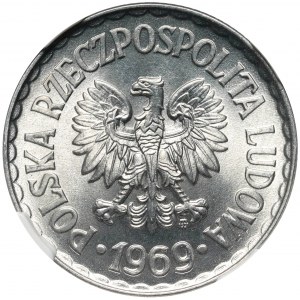 People's Republic of Poland, 1 zloty 1969