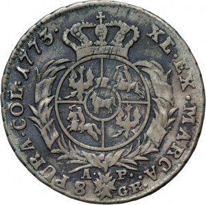 Stanisław August Poniatowski, dvouzlotá mince 1773 AP, Varšava